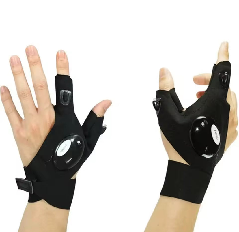Flashlight gloves