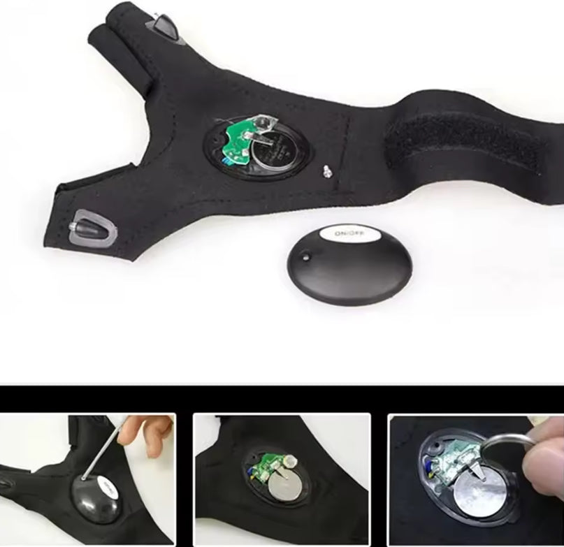 Flashlight gloves