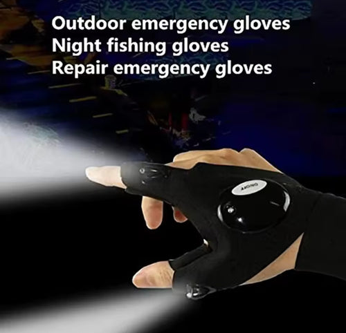 Flashlight gloves